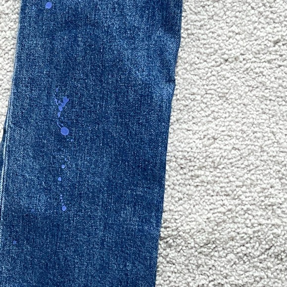 Hudson Jeans Women's 24 Blue Distressed Holly Straight Leg Mid Rise‎ 5-Pocket - Picture 11 of 16